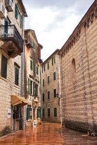 Low angle view of historic building against sky