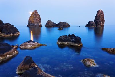 Panoramic view of sea against sky