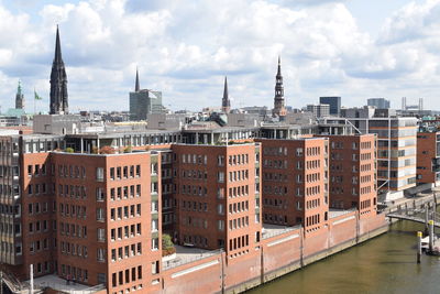 View of buildings in city