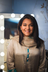 Portrait of a smiling young woman