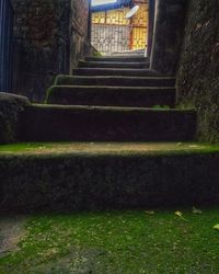 Staircase of old building