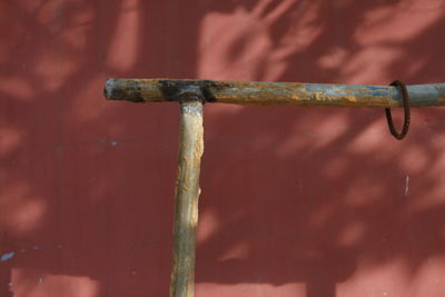 Close-up of rusty metal