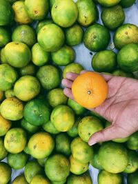 Full frame shot of oranges