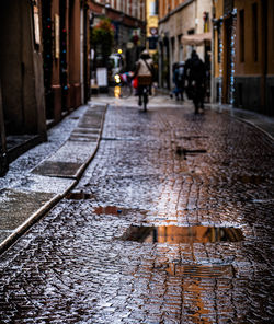 People walking on street