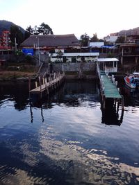 Built structure in water