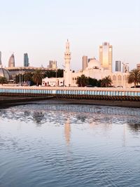 Buildings at waterfront