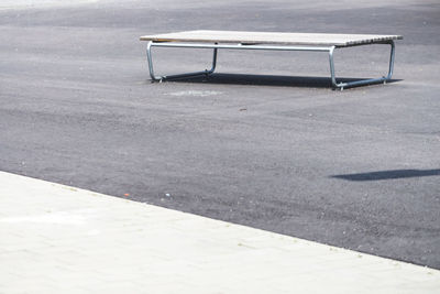 Empty benches in the dark
