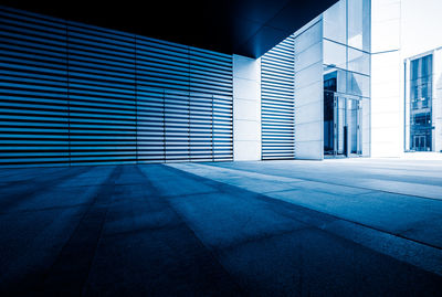 Modern building against blue sky