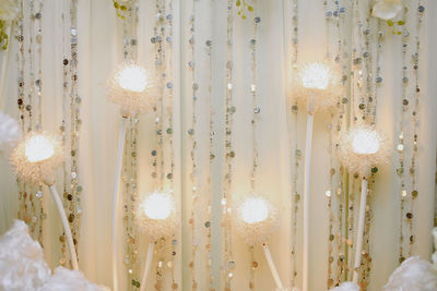 Close-up of christmas decorations