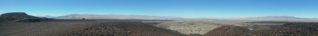 Scenic view of landscape against clear sky