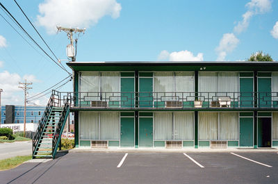 Low angle view of building against sky