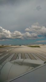 Clouds over landscape