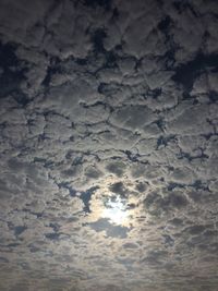 Low angle view of cloudscape