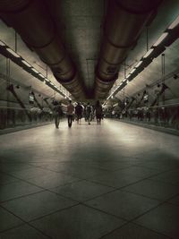 Interior of subway station