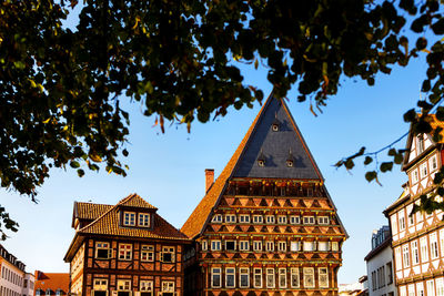 Low angle view of building against sky