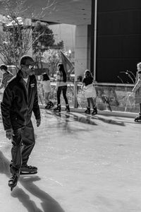 Group of people in snow