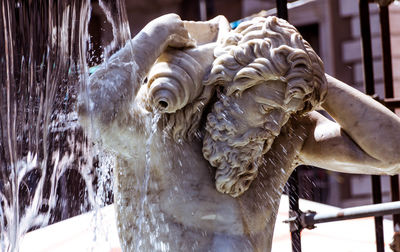 Close-up of fountain