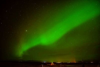 Low angle view of starry sky