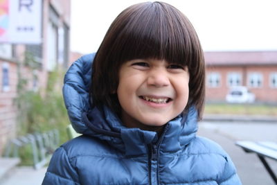 Portrait of smiling boy