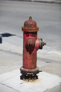 Close-up of fire hydrant