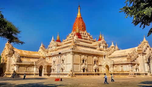 Historic building against sky,unseen of myanmar