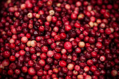 Full frame shot of cherries for sale