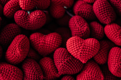 Full frame shot of strawberries