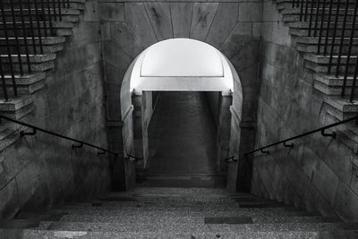 Archway in corridor