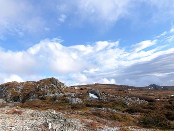 Scenic view of landscape against sky