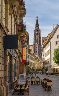 Idyllic impression of strasbourg, a city at the alsace region in france