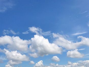 Low angle view of clouds in sky
