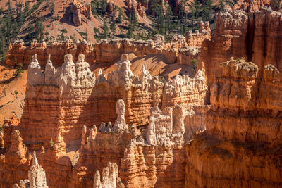 View of rock formations