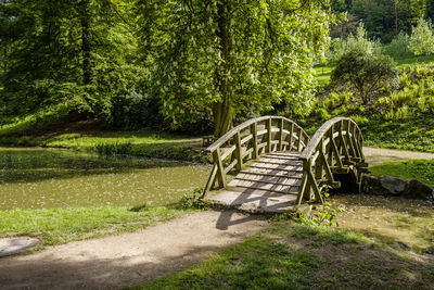 Bench in park
