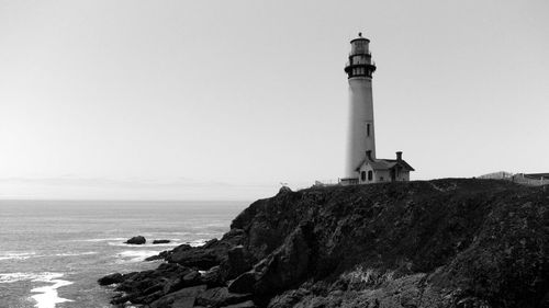 Lighthouse on beach