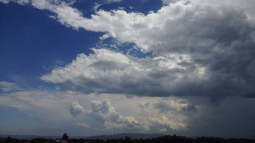 Scenic view of cloudy sky