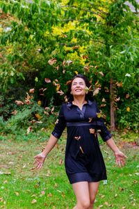 Portrait of a smiling young woman