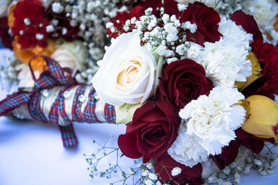 Close-up of rose bouquet