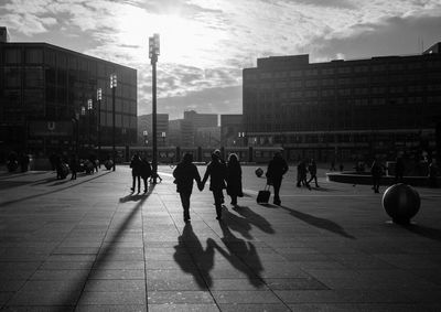 People on city street