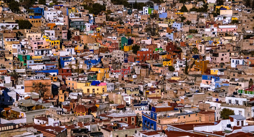 High angle view of a city