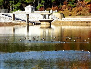 Built structure in water