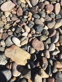 Full frame shot of stones