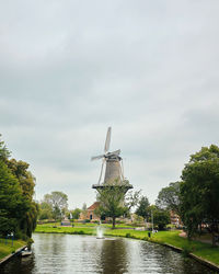 Scenic view of river against sky