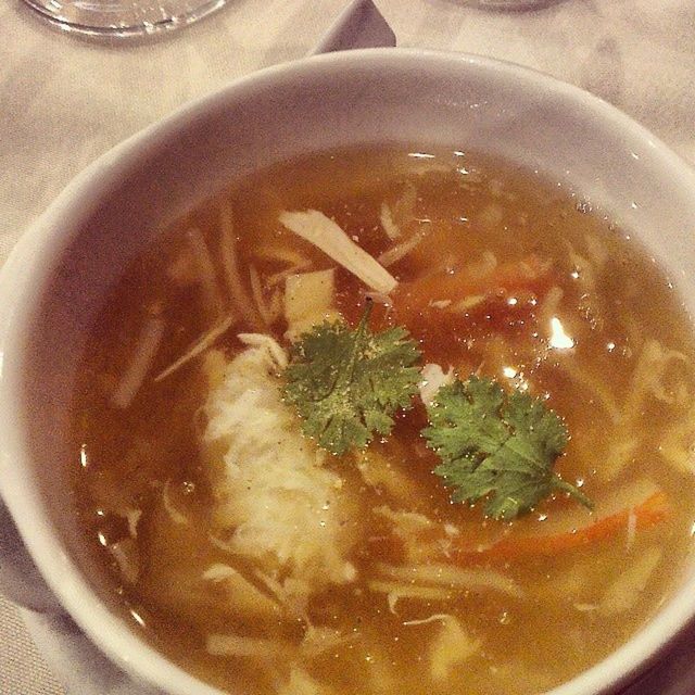 food and drink, freshness, indoors, food, soup, close-up, healthy eating, drink, bowl, ready-to-eat, table, still life, refreshment, serving size, spoon, meal, high angle view, plate, no people, drinking glass