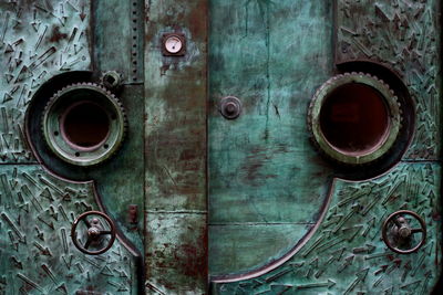 Full frame shot of wooden door