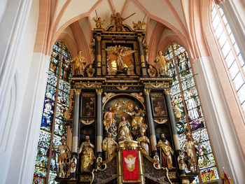 Mondsee austria june 2 2019 altar at the interior of the basilika of st michael in the austrian alps