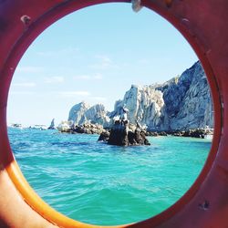 Panoramic view of sea against sky