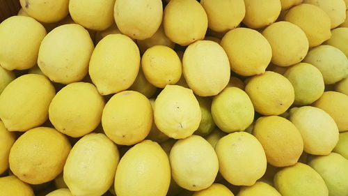 Full frame shot of fruits for sale in market