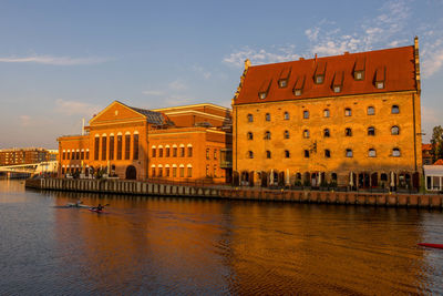 Buildings at waterfront