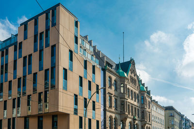 Low angle view of building against sky