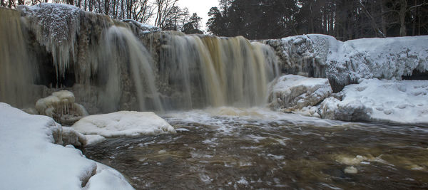 View of waterfall